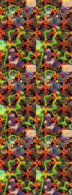 Tekstil veya kitap kapakları, imalat, duvar kağıtları, baskı, hediye paketi ve yapıştırma kitabı için çiçek eskizi geçmişi. Raster illüstrasyonu. Küçük ölçekli çiçeklerdeki basit sevimli desen.