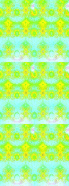 Raster illüstrasyonu. Çizim çiçek deseni duvar kâğıdı olarak kullanılabilir. Yeşil renkte çiçekler.