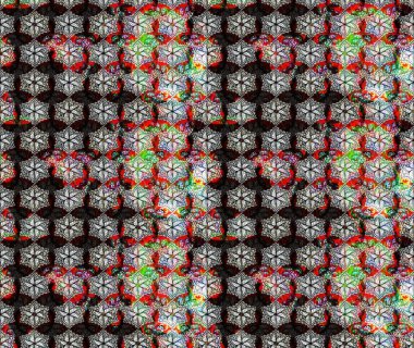 Raster güzel kumaş deseni çiziyor. Çiçek deseni. Düz Çiçek Elementleri Tasarımı. Renkli Bahar Teması çizim şablonu.