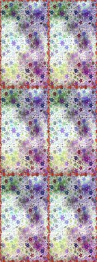 Renkli Bahar Temalı Kusursuz Arkaplan. Düz Çiçek Elementleri Tasarımı. Tarafsız ve gri renklerde çiçekler. Çiçeksiz desenli arka plan, yaz çiçekleri..