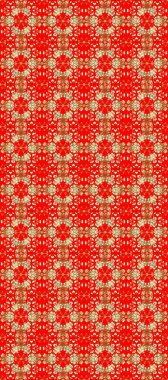 Barok tarzında kusursuz bir doğulu süsü. Bej, kahverengi ve kırmızı renklerde geleneksel, klasik, kusursuz desenler..