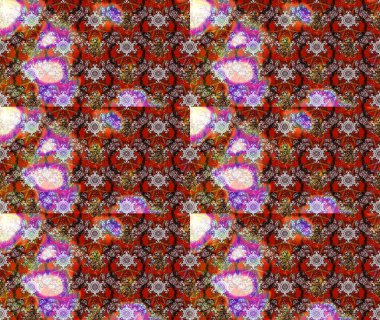 Düz Çiçek Elementleri Tasarımı. Kahverengi renkli çiçekler. Renkli Bahar Teması eskiz kalıbı. Sevimli çiçek raster deseni.