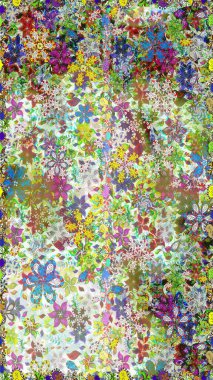 Tarafsız ve yeşil renklerde. Raster illüstrasyonu. Anti-stres için Raster soyut şablon sayfası.