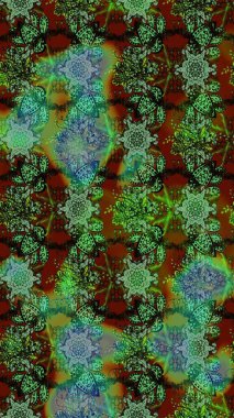 Güzel kumaş deseni. Güzel suluboya yaz çiçekleri deseni..