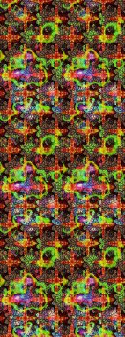 Raster suluboya çiçek deseni, narin çiçekler, siyah ve kahverengi çiçekler, tebrik kartı şablonu. Raster Güzel kumaş deseni.