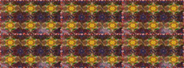 Küçük çiçekli basit bir çiçek çizimi. Moda baskısı, albüm, ambalaj kağıdı ve duvar kağıdı için zarif dekoratif süslemeler. Kahverengi ve yeşil renkli şirin çiçekler. Raster illüstrasyonu.