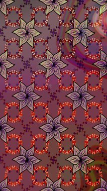 Raster deseni. Küçük çiçekte güzel bir çiçek deseni var. Çiçekli çiçek deseni, suluboya..