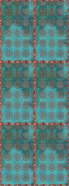 Kusursuz Vintage Çiçek Deseni. Raster Kalça dokusu deseni.