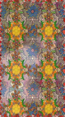 Güzel kumaş deseni. Küçük bir çiçekte eskiz deseni. Hoş bir çiçek geçmişi var. Raster illüstrasyonu.