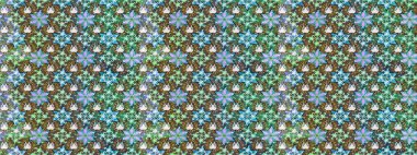 Çiçekleri, deniz kabukları, mandalaları ve suluboya efektleriyle donanma geçmişi. Yatak çarşafları, ceket, paket tasarımı, kumaş ve moda kavramları için tekstil baskısı. Çizim kalıbı etnik tasarım.