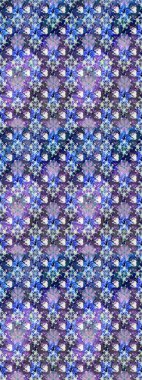 Çiçek çelengi. Güzel, parlak, pürüzsüz kumaş, tuval. Eski moda arka plan. Desen, çizim, çiçek sınırı. Raster illüstrasyonu. Kıvırcık, parlak örgü.