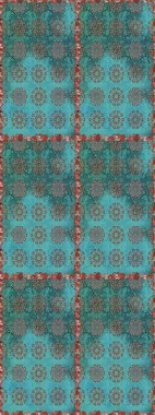 Kusursuz Vintage Çiçek Deseni. Raster Kalça dokusu deseni.