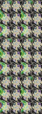 Çiçek deseni duvar kağıdı, desen dolguları ve web sayfası arka planı için kullanılabilir. Şekil verilmiş çiçeklerle eskiz deseni. Süslü zentangle çizim dokusu, soyut çiçeklerle süslenmiş..