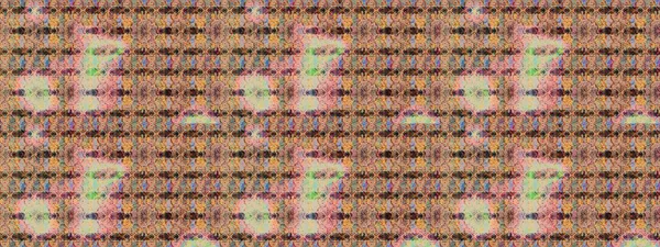 Vadinin çiçekleri bej ve kahverengi renklerde. Soyut etnik raster çizim kalıbı. Çiçekler..