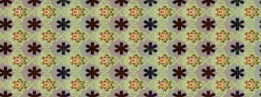 Küçük renkli çiçekler. Motley illüstrasyonu. Moda baskıları için zarif bir şablon. Tarafsız ve gri çiçekli bahar çiçekleri. Küçük çiçekte şirin desenler.