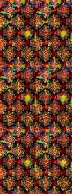 Küçük renkli çiçekler. Çiçekli yaz çiçekleri. Robot resim. Küçük çiçekte güzel bir desen. Moda baskıları için zarif bir şablon. Motley illüstrasyonu.