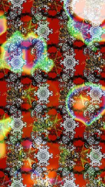 Of doodle elements. Hand drawn Raster illustration. Sketch flower pattern can be used for wallpaper, website background, wrapping paper, invitation, flyer, banner or website.