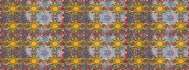 Raster stili kumaş deseni. Çiçekler suluboya çizim deseni.