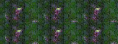 Çiçekler yeşile ve griye. Suluboya, elle çizilmiş. Raster hisseleri. Taslak arkaplan deseni.