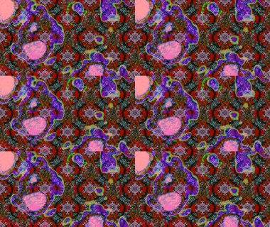 Düz Çiçek Elementleri Tasarımı. Renkli Bahar Teması eskiz kalıbı. Kahverengi renkli çiçekler. Güzel çiçek deseni..