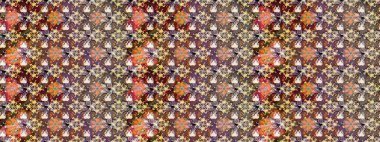 Raster Moda kumaş deseni. Şirin çiçekler. Çizgi çizimi deseni.