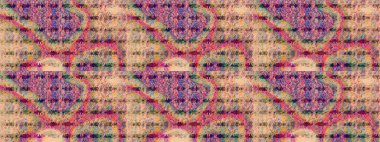 Bej ve pembe renkli çiçekler. Asya tekstil tarzında. Çiçek desenli çizim. Raster illüstrasyonu. Raster illüstrasyonu.