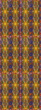 Güzel kumaş deseni. Raster suluboya deseni, narin çiçekler, kahverengi ve turuncu çiçekler, tebrik kartı şablonu..