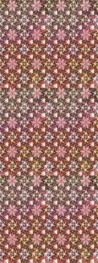 Raster. Eski usul. Tomurcukları çiçek olan sevimli bir çiçek deseni. Kumaş, tekstil, duvar kağıdı baskısı için. Eskiz geçmişi. Raster illüstrasyonu.