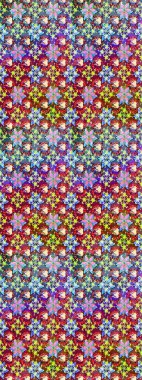 El çizimi Raster çizimi. Çizim çiçek deseni duvar kağıdı, web sitesi arka planı, ambalaj kağıdı, davetiye, broşür, afiş veya web sitesi için kullanılabilir. Parlak elementlerin.