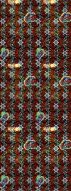 Raster illüstrasyonu. Tony 'nin kumaş kalıbını çiz. Küçük çiçekteki sevimli çiçek deseni. Modaya uygun kumaş deseni.