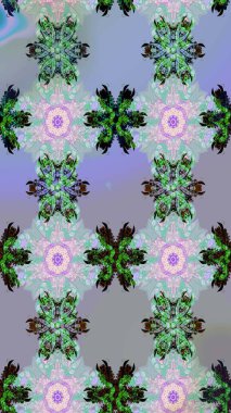 Çiçek izi. Suluboya çizim kalıbı. Suluboya tarzında tarafsız ve mavi renkte çiçekler.