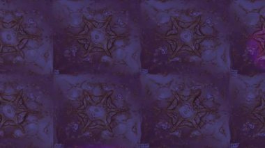 Renkli unsurlarla hareketli arka plan görüntüleri. Çiçekler. Eski model. Bayrak tarzı. Video kaydı. Şablon. Döngü. Kusursuz.. 