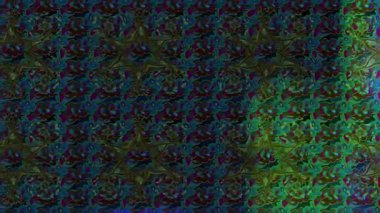 Renkli unsurlarla hareketli arka plan görüntüleri. Çiçekler. Eski model. Bayrak tarzı. Video kaydı. Şablon. Döngü. Kusursuz.. 