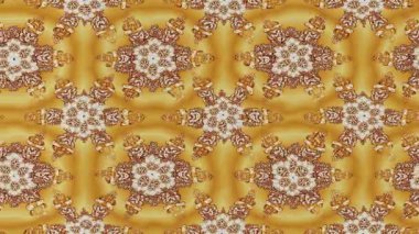 Renkli unsurlarla hareketli arka plan görüntüleri. Çiçekler. Eski model. Bayrak tarzı. Video kaydı. Şablon. Döngü. Kusursuz.. 