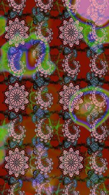 Güzel suluboya yaz çiçekleri deseni..