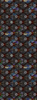 Eskiz arkaplan modeli. Vadinin çiçekleri siyah ve gri renklerde. Suluboya, elle çizilmiş. Raster - stok.