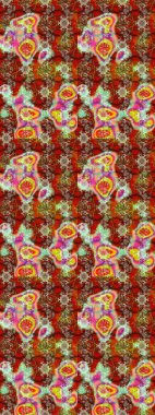 Kızılderili desenli desenli desenli şal deseni. Etnik Mandala süsü. Raster Henna dövme stili. Tekstil, tebrik kartı, boyama kitabı, telefon kılıfı baskısı için kullanılabilir.