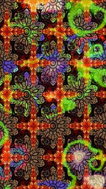 Yumuşak pamuk tasarımı. Yumuşak fayans. Klasik çiçek desenli. Raster 'ın taze dokusu. Paketleme, tekstil, duvar kağıdı için çiçek arkaplanı.