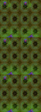 Küçük çiçekli basit bir çiçek çizimi. Yeşil ve gri renkli şirin çiçekler. Moda baskısı, albüm, ambalaj kağıdı ve duvar kağıdı için zarif dekoratif süslemeler. Raster illüstrasyonu.