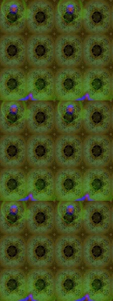 Küçük çiçekli basit bir çiçek çizimi. Yeşil ve gri renkli şirin çiçekler. Moda baskısı, albüm, ambalaj kağıdı ve duvar kağıdı için zarif dekoratif süslemeler. Raster illüstrasyonu.