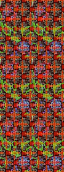 Raster stili kumaş deseni. Çiçekler suluboya çizim deseni.