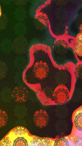 Raster güzel kumaş deseni çiziyor. Çiçek deseni. Renkli Bahar Teması eskiz kalıbı. Düz Çiçek Elementleri Tasarımı.