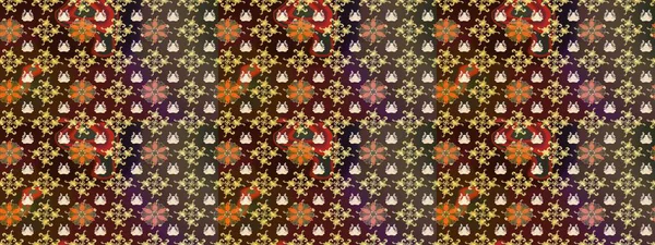 Raster deseni. Botanik çizim kalıbı. Suluboya etkisi. Organik elementler.