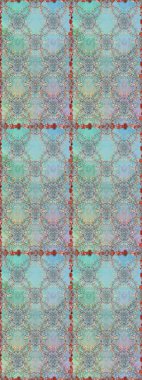 Çiçekli kusursuz retro desen. Mavi ve nötr renklerde çiçekler. Düz Çiçek Elementleri Tasarımı. Renkli Yaz Temalı Kusursuz Arkaplan.