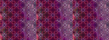 Düz Çiçek Elementleri Tasarımı. Raster illüstrasyonundaki çiçek desenli çizim. Süslü kumaş deseni. Renkli Bahar Teması çizim şablonu.