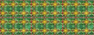 Küçük yeşil ve kahverengi çiçekli oldukça eski bir besin torbası deseni. Tekstil, kumaş, kapaklar, duvar kağıtları, baskı, naylon, koleksiyon defteri, örgü, dekupaj için güzel bir eskiz. Millefleurlar.