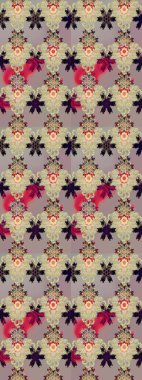 Hediye ambalaj kağıdı, tebrik kartları, posterler ve pankart tasarımı. Bej renkli çiçekler. Raster düz çiçek çizim deseni.