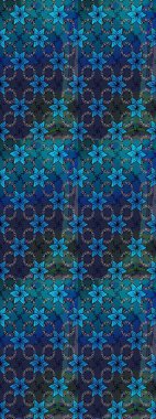 Raster stili kumaş deseni. Çiçekler suluboya çizim deseni.