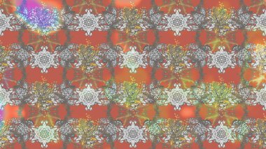 Taslak dekoratif arka plan, çiçek mandala. Çiçek. Raster illüstrasyonu. Gri ve nötr renklerde.