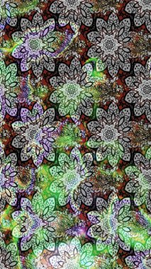 Modern gelişim, gri ve nötr raster arka plan duvar kağıdı çizimi, klasik çizgi çizgisi, desenli desenli çiçekler, çiçekli süsler. Çiçekli el çizimi çizimi deseni.